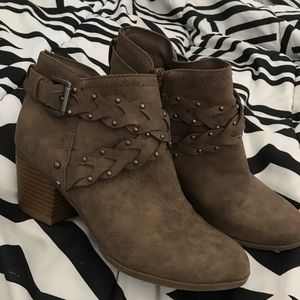 Brown booties